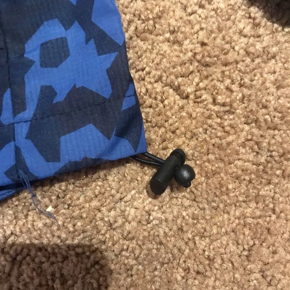 Zyia Blue Mens/Unisex! Blue Camo Speed Jacket zipper jacket LIKE NEW - Picture 6 of 7